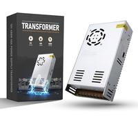 12V 40A 480W, Universal Regulated Switching IP20 Power Supply Transformer Converts AC 100-220V to DC 12V, AC to DC LED Driver Transformer