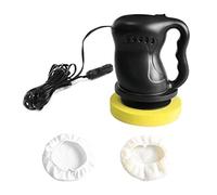 12V 40W Waxing Polishing Machine Auto Paint Care Car Polisher ectric Waxer Tool Buffing Sanding Waxing Grinding Tools (Color : Black) (Black )