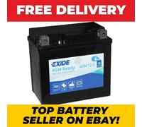 12V 4AH Motorcycle Battery for Bikes Jet ski Snowmobile Exide AGM 12-5 YTX5LBS