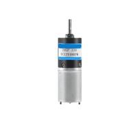 12V 4W 24V 5W Planetary DC Gear Motor Diameter 24mm Large Torque MY24GP-370 Engine Low Speed(4mmMotor and Bracket,24V 19RPM)
