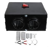 12V 500W Car Heater and Window Defogger Kit with Dual Port Design, Portable In-Vehicle Heating Solution for Winter Driving Visibility and Safety, Automotive Cabin Warmer for Car, Truck, Camper, Van