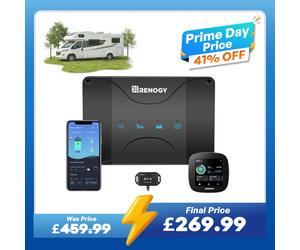 12V 50A DC-DC On-Board Battery Charger with MPPT - 50A / w/ Bluetooth & Renogy One Core (save £27.99)