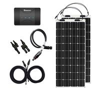 12V 50A Dual Battery Charging 200W Solar Flex Bundle