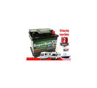 12V 50AH Leisure Marine Battery Low Height Low Profile SuperBatt LH50