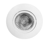 12V 50W Fixed DOWNLIGHTER White with Integrated Fire & Acoustic Barrier