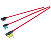 12V 5A 10A 15A 20A Car Fuse Holder Add-a-circuit TAP Adapter Micro Standard ATM APM Blade MINI Medium Simple Safety Device(1PCS,Mini,15A)