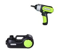 12V 5Ton 3 In 1 Electric Car Jack Kit Protable Hydraulic With Impact Wrench Tire Inflator LED Light Lift Tools Fast Safe Lifting