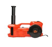 12V 5Ton Electric Vehicle Hydraulic Jack With Tire Air Pump 2 In 1 Lifting 155~450Mm Distance Safety Tool Kit Fast Safe Lifting,Orange 135-350mm