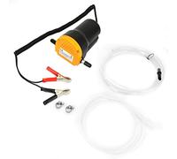 12V 60W Mini Oil Suction Extractor Transfer Pump for Vehicle Maintenance - Integrated Battery Clips and Manual On Off Switch for Fluid Transfer Operations