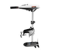 12V 660W Electric Outboard Motor 66lbs Thrust 1420R/min Trolling Motor 5-Forward 2-Reverse Gears Fishing Boat Engine Adjustable Height and Angle Boat Motor Quiet 50dB