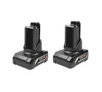 12V 6Ah Lithium-Ion Replacement Battery Compatible with Bosch BAT420 Tools BAT411, BAT412, 2607336013, 2607336014 Cordless Power Tool Batteries(2PCS-6.0Ah)