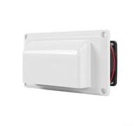 12V 6W Quiet Exhaust Fan for RV Roof Vent with Quick Air Removal, Suitable for Trailers, Campers, and Yachts, Constructed from ABS Material (White)
