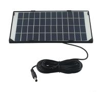 12V 6W Solar Panel for Outdoor Use, Powers Camera, Fan and Garden Lighting, Lightweight Polysilicon Module with Durable-Build for Reliable Renewable Energy Supply