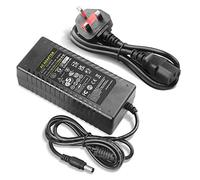 12V 7.5A Power Supply Adapter - COLM AC 100-240V to DC 7.5 amp 90W Transformers Connector Size 5.5mmx2.5mm for LCD TFT Monitors/TVs/DVDTVs (Compatible with 12V 5A / 6A / 7A)