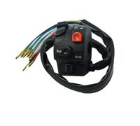 12V 7 8 Inch 22mm Handlebar Motorcycle Switch Headlight Turn Horn ON OFF Start Kill Switch(Left)