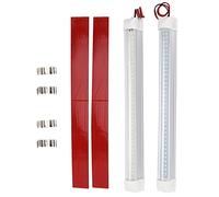 12V 72LED Interior Light Bar Strip White Light, Aluminum Alloy 341mm with On/Off Switch - Energy Efficient, Wide Voltage, Easy Installation for Car Van Truck Trailer