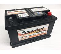 12V 75AH 700A - SuperBatt XC096 Heavy Duty Calcium Silver Car Battery TYPE 096