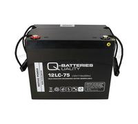 Q-Batteries 12LC-75 / 12V - 77Ah Lead acid battery Cycle type AGM