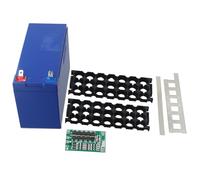 12V 7Ah Battery Case Holder for 18650 Cells 3 * 7 Configuration with Nickel Strip Storage Box, Empty DIY Power Tool Battery Pack - Compatible with 3S25A, ABS Material, Internal 146 * 60 * 80mm, Green