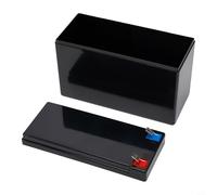 12V 7Ah Battery Case Holder for Cells - Empty DIY Power Tool Battery Pack Box with 3S25A Configuration, ABS Enclosure, Internal 146x60x80mm Dimensions(only Box-Black)