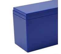 12V 7Ah Battery Case Holder for DIY Lithium Pack - Empty ABS Storage Box with 3S25A Configuration, Fits 21 x Cells (3×7 Layout), Includes Ni(only Box-Blue)