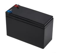 12V 7Ah Empty Battery Box for Cells with Internal 3S Holder and Nickel Strip Routing for Rechargeable Battery Module Assembly (only box-black)