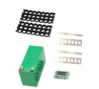 12V 7Ah Empty Battery Box for Cells with Internal 3S Holder and Nickel Strip Routing for Rechargeable Battery Module Assembly (green)
