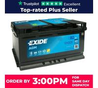 12V 82Ah 800A B13 Car Starter Battery EXIDE EK820 AGM Stop/Start