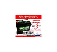 12V 85AH Leisure Marine Battery L 261mm X W 175mm X H 220mm SuperBatt CB85
