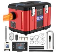 12V 8KW Diesel Air Heater, Toolbox Diesel Air Heater with 5L Fuel Tank, Portable All-in-one Truck Heater, Remote Control for Car Truck Boat Bus cars trucks RV campers