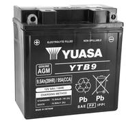 12v 9 ah ytb9 yuasa factory activated battery ready to use (l135xl75xh140mm)