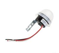 12V AC DC Photocell Sensor Switch Auto On Off Light Control for LED Floodlight Security Motion Sensor Garden Wall Light Waterproof(110V)