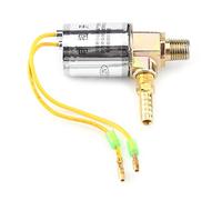12V Air Horn Solenoid Valve, Air Horns and Air Ride Systems 1/4inch Metal Truck Air Horn Electric Solenoid Valve Fitting for 1/4 ID Hose,Power Whistle Valve