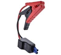 12V Anti-Reverse Smart Clip Battery Booster Clamps for EC5 Connector, 650A Digital Display Jumper Cable Replacement with Double-Layer Copper Construction 650A