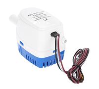 12V Automatic Submersible Bilge Pump with Built-in Float Switch, Quick Release Strainer for Boats, Pools, Marine Use