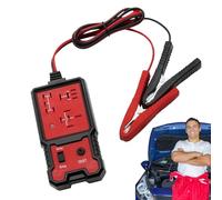 12V Automotive Relay Tester, Car Battery Diagnostic Checker Tools, Electronic Relay Tester, Car Relay Tester Kit, Handheld Auto Relay Test Tool with Battery Clip for Car/SUV/Truck