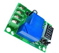 12V Battery Charger Control Board, 30A Current Capacity, Automatic Charging Module with Digital Voltage Display, Adjustable/Stop Voltage Settings, for Industrial Electrical Applications
