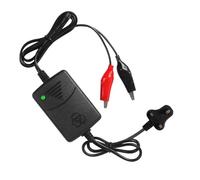 12V Battery Charger for Quad Bikes, 1A Chargers for Ride on Car, Universal Power Adapter for Electric Car, Motorcycle Adapter with LED Indicator for Electric Car, Motorcycle, Q