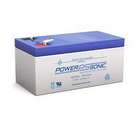 12V Battery, Power Sonic 12 Volt 3.4ah battery, 12V 3.4Ah Lead Acid Rechargeable Battery For General purpose, Scooter, Quad Bikes, Childrens Kids Toy Car Battery, Alarm, Bike, Emergency power