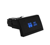 12V Blue Led Push Button Switch Laser Etched With Cable Fit For Amarok VW Top Horinzontal Campers Car Accessories(Spot Lights)