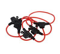 12v Box Blade Block Holder, 5pcs standard Car Inline in-line Blade in line Holder Waterproof wire holder holders Splash Proof Small Size 12V 30A