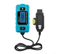 12V Car And Truck Circuit Tester, Digital LCD Display Circuit Tester with Backlight Fuse Type Blade For Electrical Automotive Voltage Testing Current 0.01-19.99A, CNBJ-611
