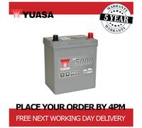 12V Car Battery, Type 054, Yuasa YBX5054, 40Ah 360CCA Sealed Calcium