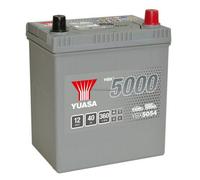 12V Car Battery, Type 054, Yuasa Ybx5054, 40Ah 360Cca Sealed Calcium