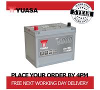 12V Car Battery, Type 069, Yuasa YBX5069, 75Ah 650CCA Sealed Calcium