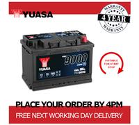 12V Car Battery, Type 096, Yuasa YBX9096, 70Ah 760CCA AGM Start Stop