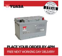 12V Car Battery, Type 115, Yuasa YBX5115, 90Ah 800CCA Sealed Calcium