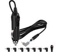 12V Car Charger, for Snailax Seat Cushion, DVD Player, Spectra S1 S2 Breast Pump, Speaker, DC 5.5x2.1mm with 8 Connectors and HQ8505 Charging Cable Universal 12 Volt car Adapter 6.6FT