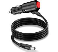 12V Car Charger with 5V Daul USB Ports for Radar Detector, LED Light Strip, Portable Air Pump, DVD Player, Monitor, Speaker, Breast Pump(Car charger adapter)