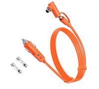 12V Car DC7909 DC8020 Adapter Cable,Cigarette to DC7909 DC8020 Charge Cord with 15A Fuse Compatible with Jackery/Anker/BLUETTI/Goal Zero Yeti/GRECELL/Westinghouse Power Stations (5FT)